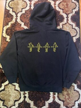 Black KRAFTWERK Tour Zip-Up Hoodie. Size Small.